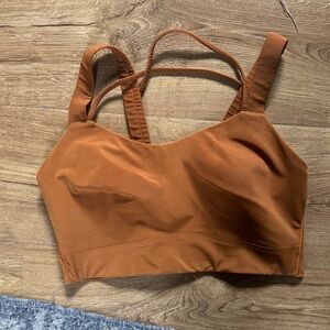 Lululemon like a cloud d/dd bra 8 excellent condition copper brown